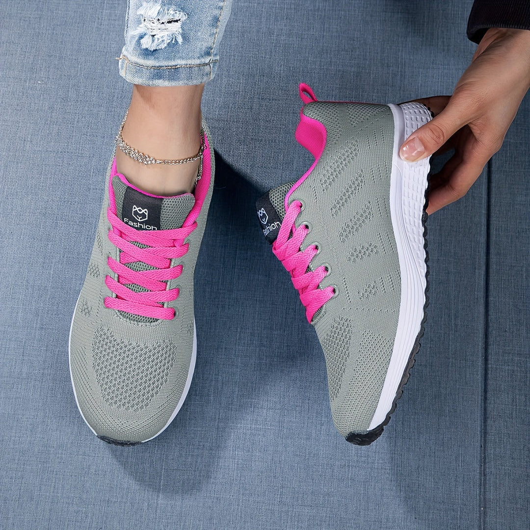 Damen Sportschuhe Häkelnd Camouflage EB