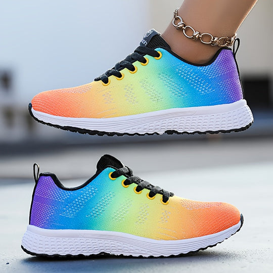 Damen Sportschuhe Häkelnd Camouflage EB