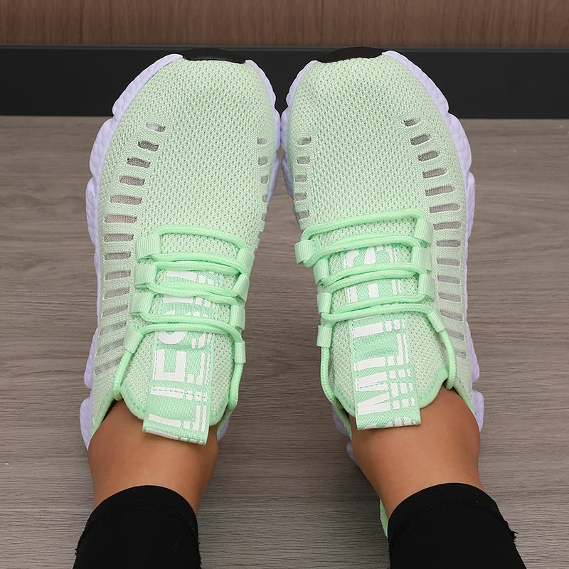 Damen Sportschuhe Plattform Atmungsaktiv Freizeit Synthetik EB