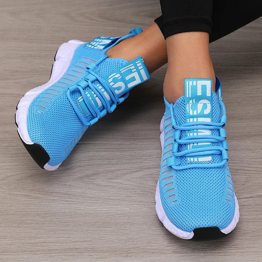 Damen Sportschuhe Plattform Atmungsaktiv Freizeit Synthetik EB