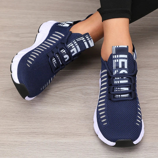 Damen Sportschuhe Plattform Atmungsaktiv Freizeit Synthetik EB