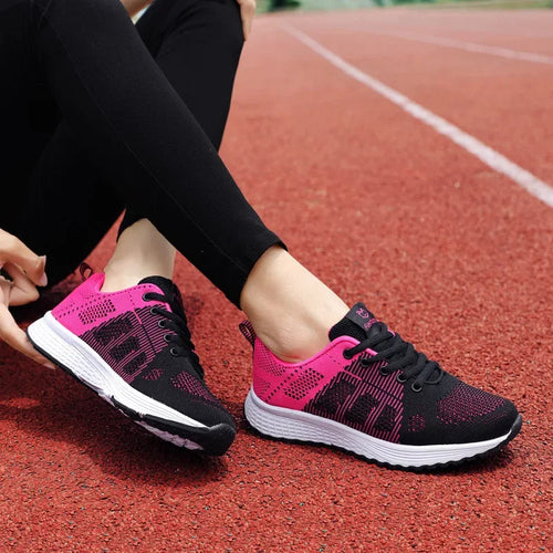 Damen Wanderschuhe Atmungsaktive Textil Ergonomisch Stoßdämpfend EB