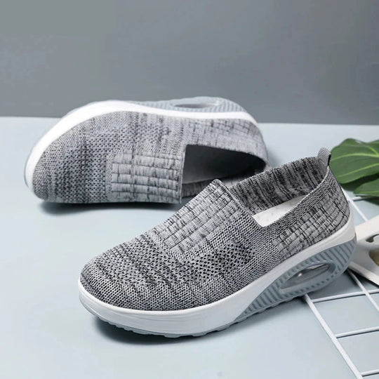 Damen Wanderschuhe Freizeit Atmungsaktiv Mesh Rutschfest EB