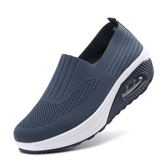 Damen Wanderschuhe Freizeit Atmungsaktiv Mesh Rutschfest EB
