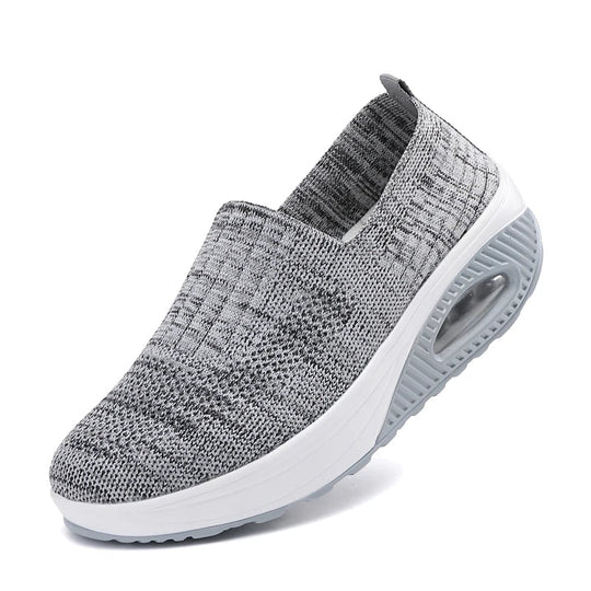 Damen Wanderschuhe Freizeit Atmungsaktiv Mesh Rutschfest EB