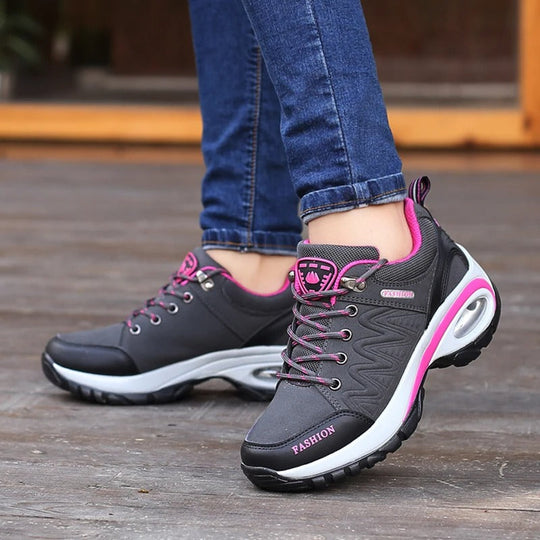 Damen Walking Sneakers Casual Wasserabweisend EB