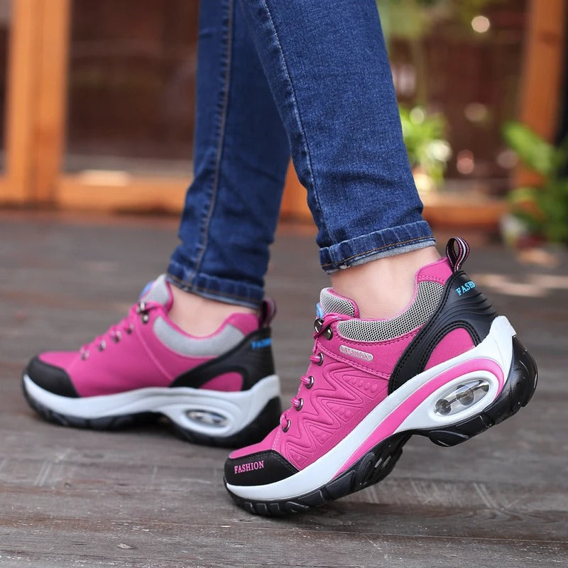 Damen Walking Sneakers Casual Wasserabweisend EB