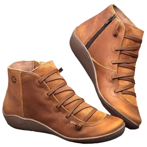 Damen wasserfeste Stiefel mit bequemen Einlegesohlen aus Synthetik EB