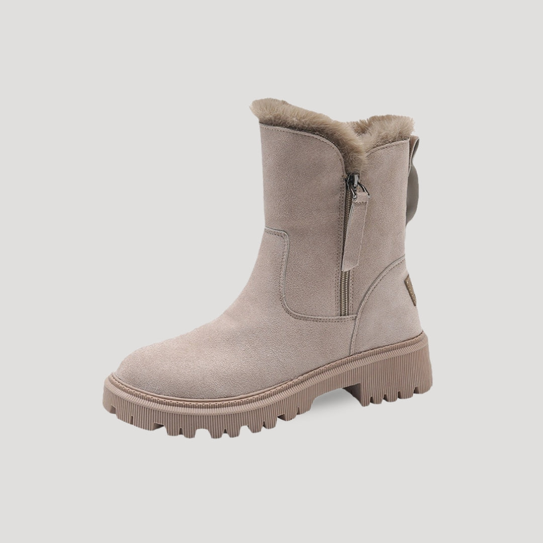 Damen Winterstiefel Knöchelhöhe mit weicher Fütterung und robuster Sohle EB