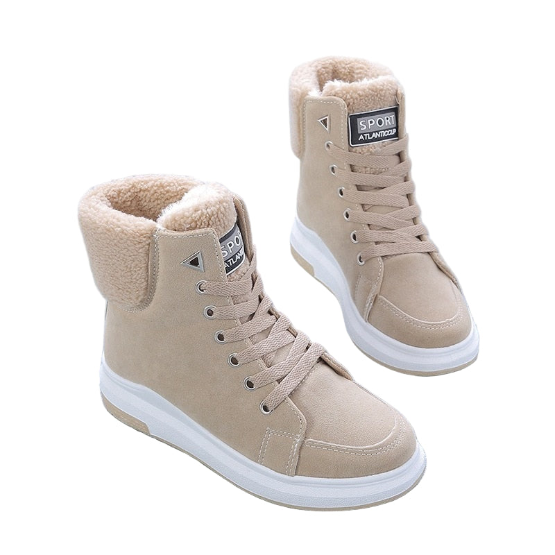 Damen Winterstiefel Wasserabweisend Stilvoll EB