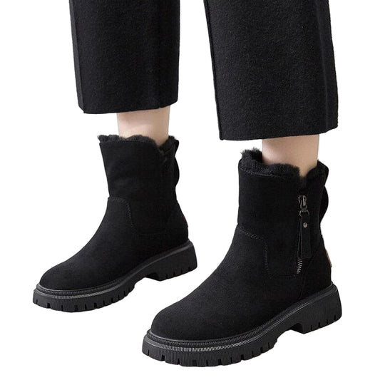 Damen Winter Schnee Stiefel mit warmer Fütterung EB