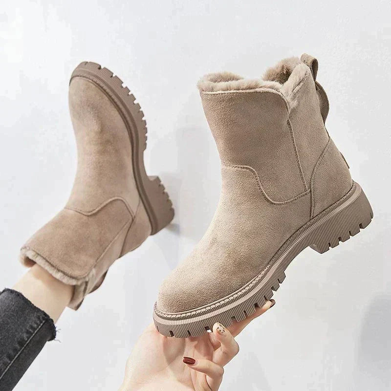 Damen Winter Schnee Stiefel mit warmer Fütterung EB
