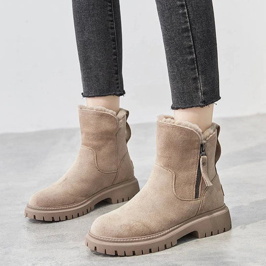 Damen Winter Schnee Stiefel mit warmer Fütterung EB