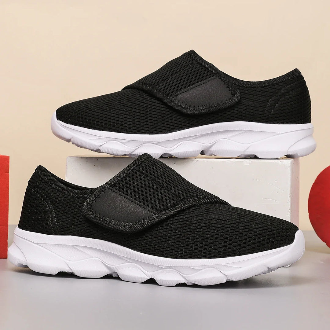 Damen Freizeitschuhe Atmungsaktives Textil Geeignet für Breite Füße EB