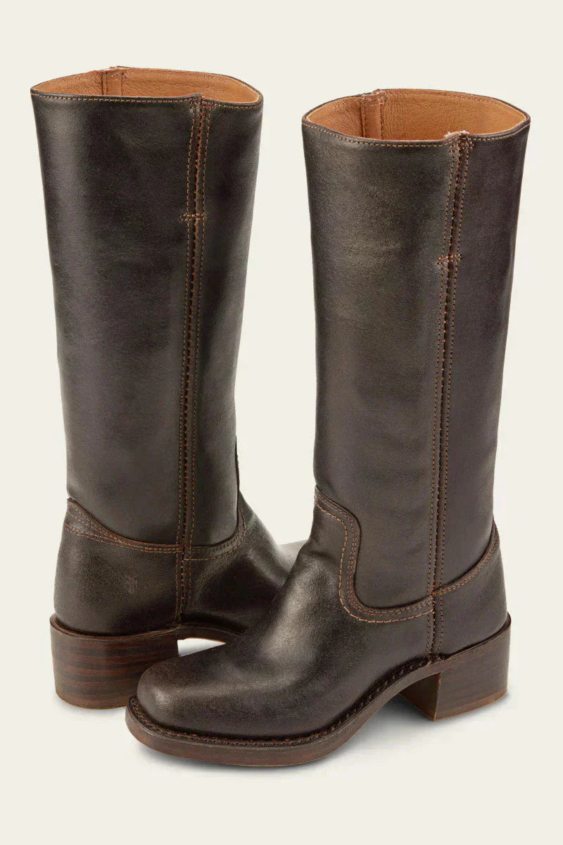 Damenstiefel mit Blockabsatz Klassisch EB