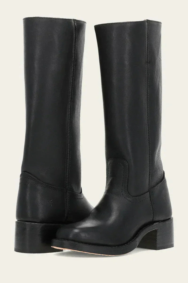 Damenstiefel mit Blockabsatz Klassisch EB