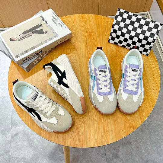 Damen Sneaker | Schnürschuhe | Farbblock | Skate Schuhe | Damenschuhe EB