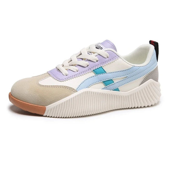 Damen Sneaker | Schnürschuhe | Farbblock | Skate Schuhe | Damenschuhe EB