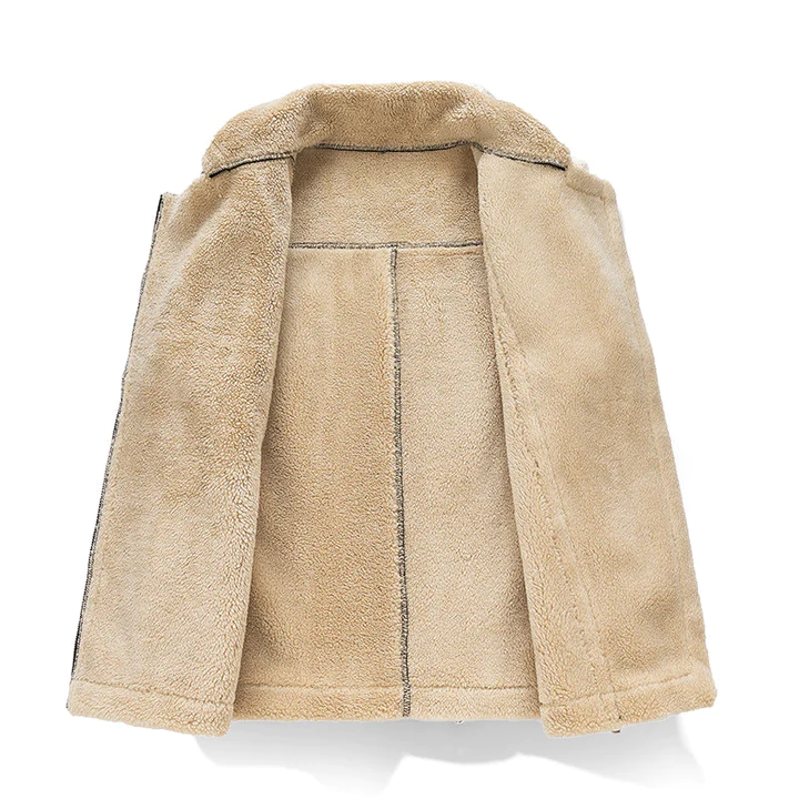 EB | Ärmelose Jacke mit Pelz für Damen