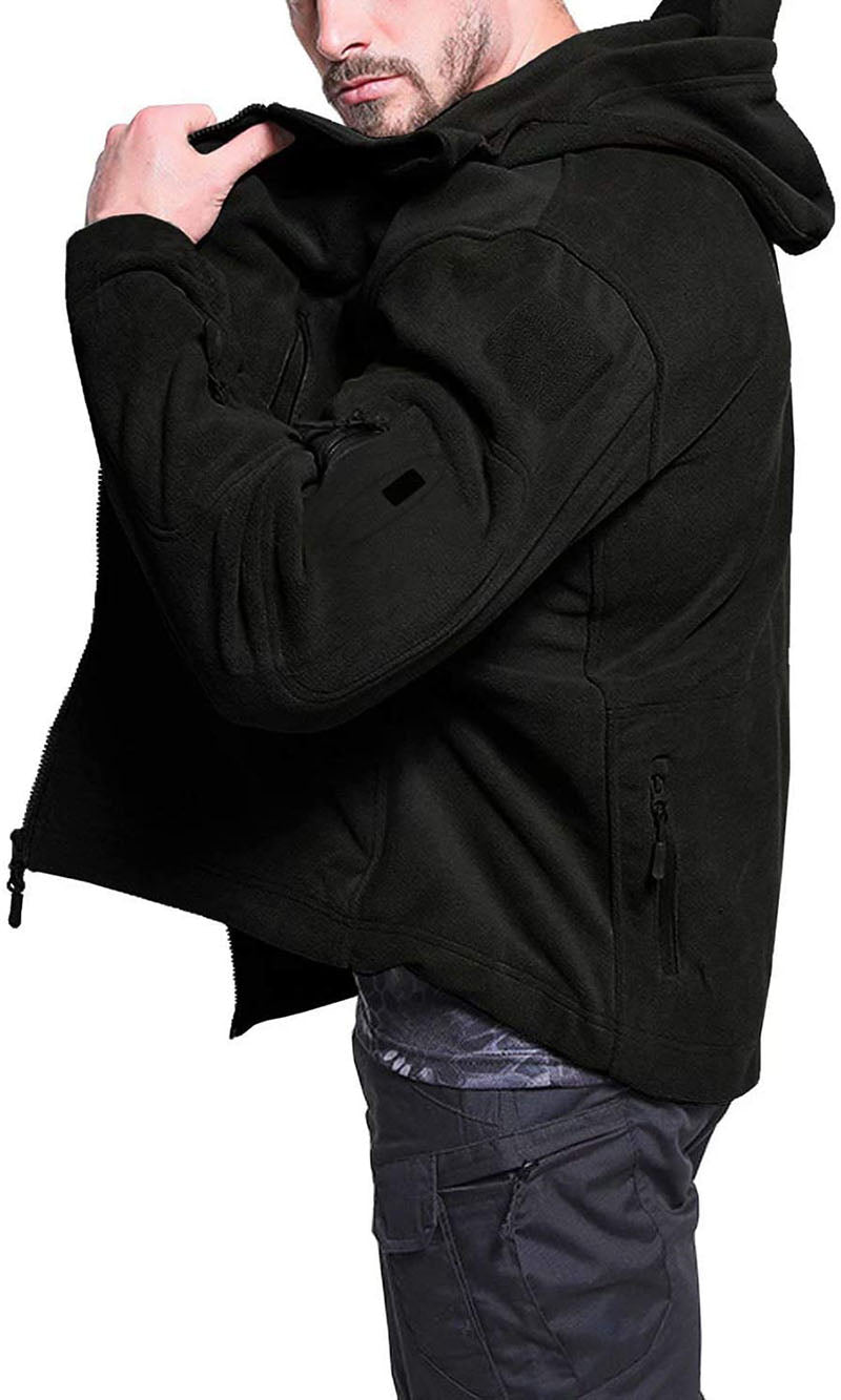 EB | Bequeme Herren Winddichte Fleecejacke für Kaltes Wetter