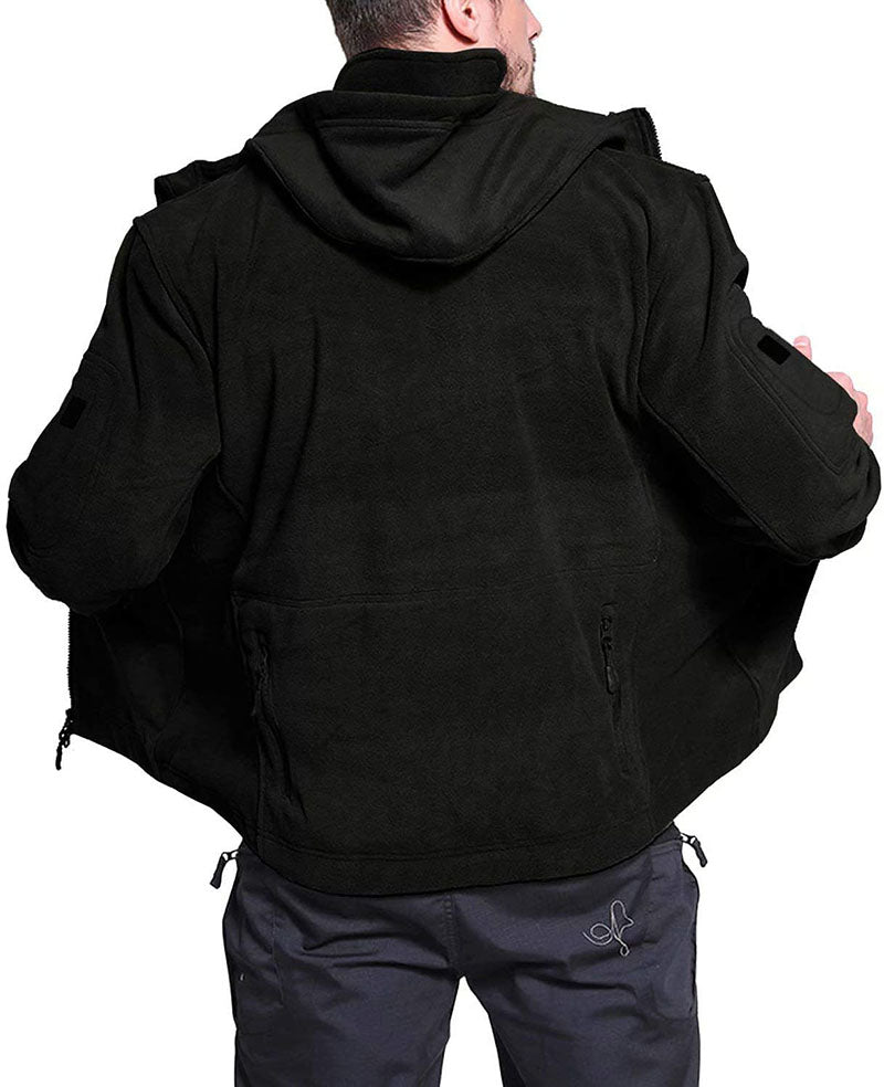 EB | Bequeme Herren Winddichte Fleecejacke für Kaltes Wetter