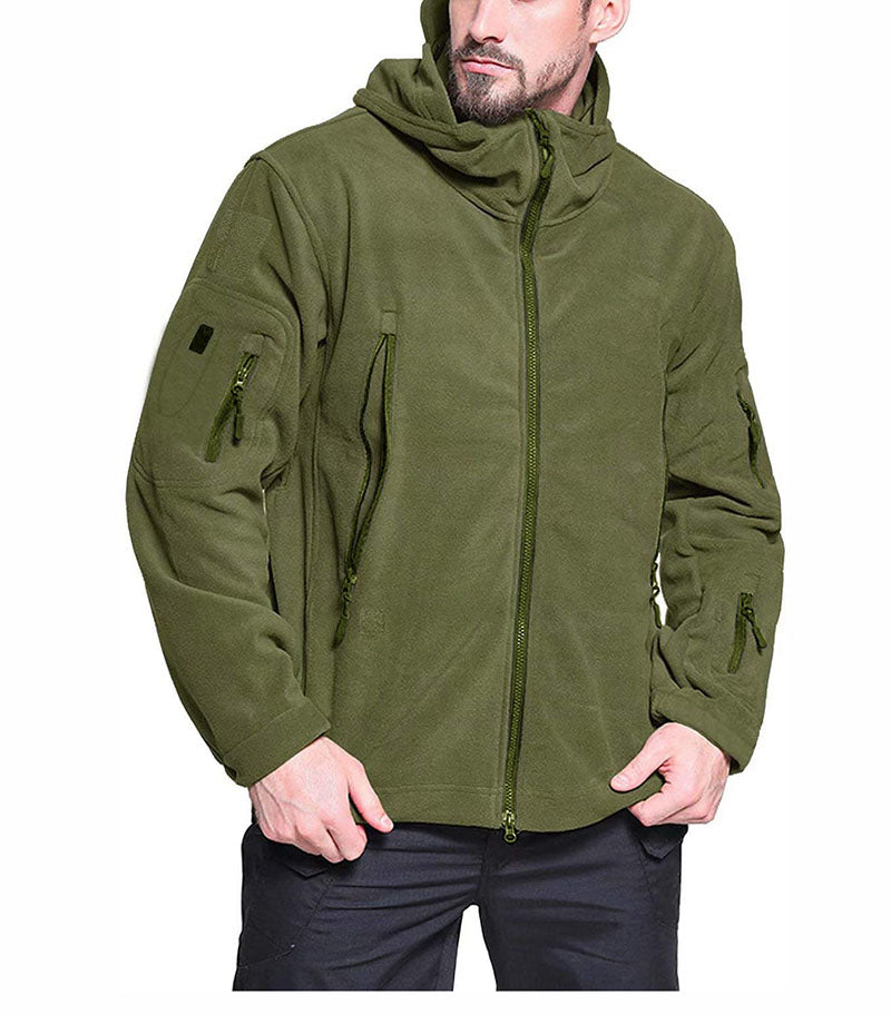 EB | Bequeme Herren Winddichte Fleecejacke für Kaltes Wetter