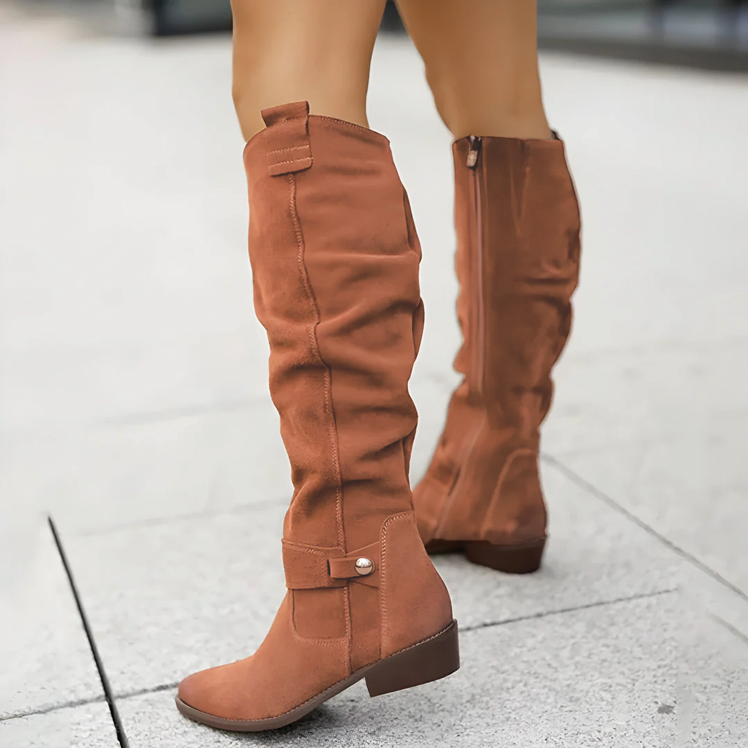 EB | Wildleder Kniehohe Stiefel