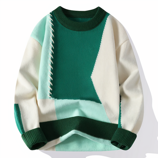 EB | Einzigartiger Patchwork Pullover