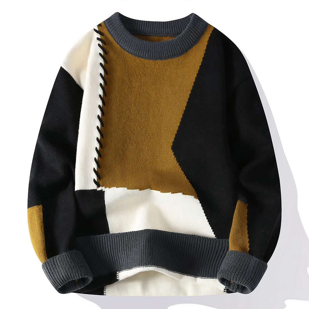 EB | Einzigartiger Patchwork Pullover