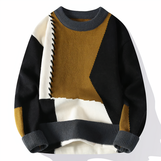 EB | Einzigartiger Patchwork Pullover