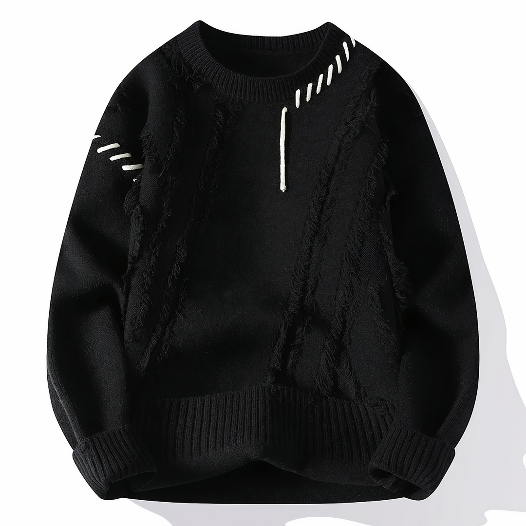 EB | Einzigartiger Patchwork Pullover