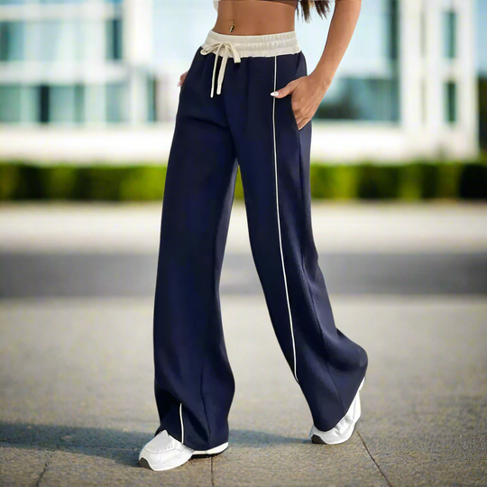 EB | Jogginghose mit Weitem Bein und Verstellbarem Bund