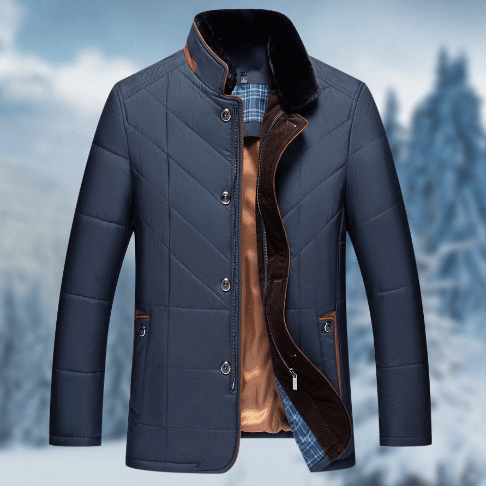 EB | Herren Diamant gestepptes Puffer-Jacket