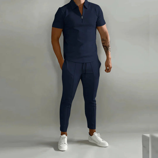 EB - Elegantes Herren-Set bestehend aus Polo und eleganter Hose