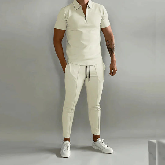 EB - Elegantes Herren-Set bestehend aus Polo und eleganter Hose