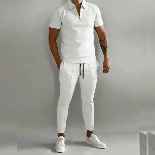 EB - Elegantes Herren-Set bestehend aus Polo und eleganter Hose