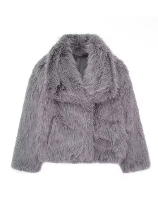 EB | Luxuriöser Kunstfell-Wintermantel für Damen