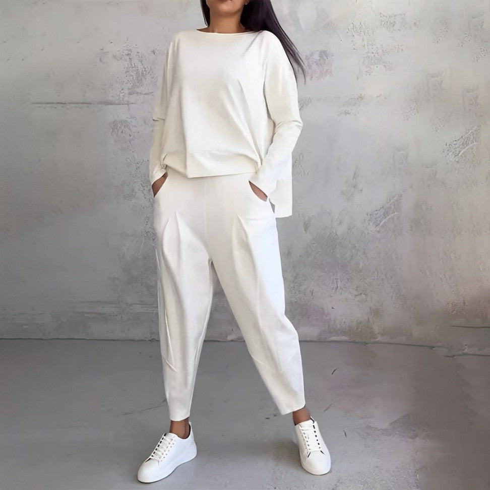 EB | Trendiges Damen Satz mit Sweatshirt Optik