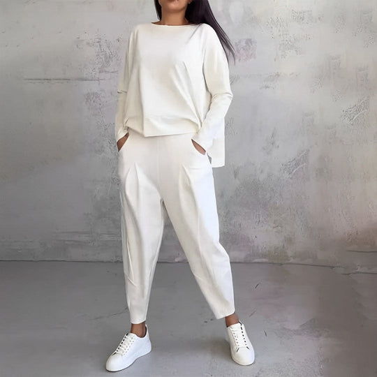 EB | Trendiges Damen Satz mit Sweatshirt Optik