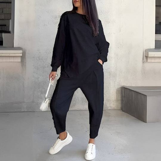 EB | Trendiges Damen Satz mit Sweatshirt Optik