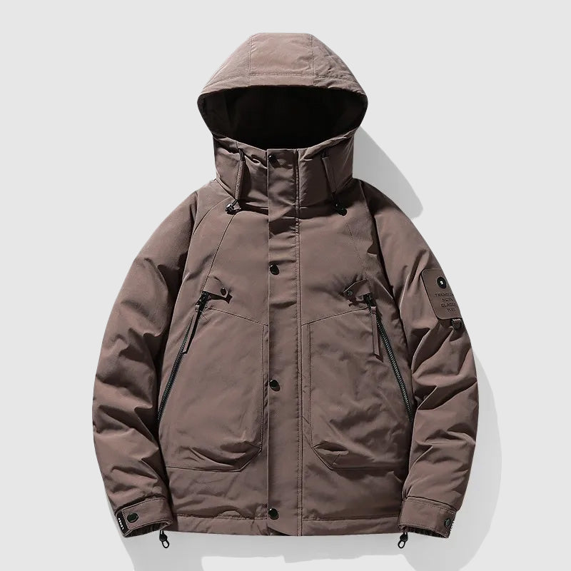 EB | Kapuze Daunenfüllung Herrenjacke