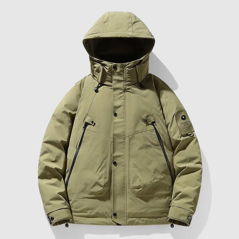 EB | Kapuze Daunenfüllung Herrenjacke