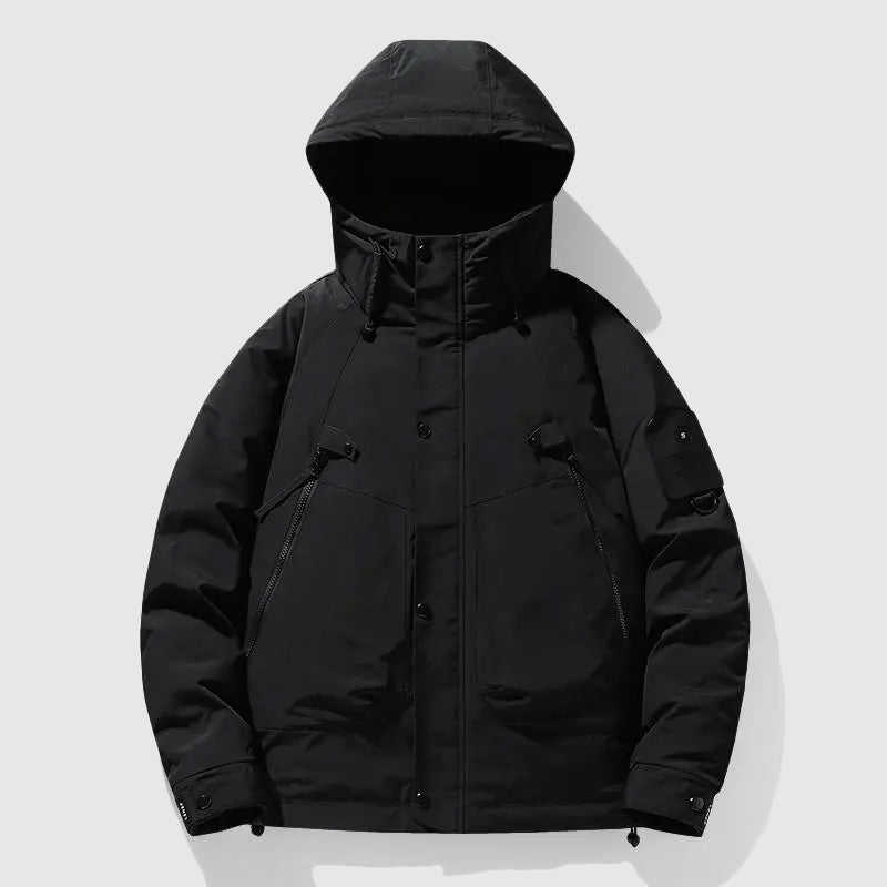 EB | Kapuze Daunenfüllung Herrenjacke