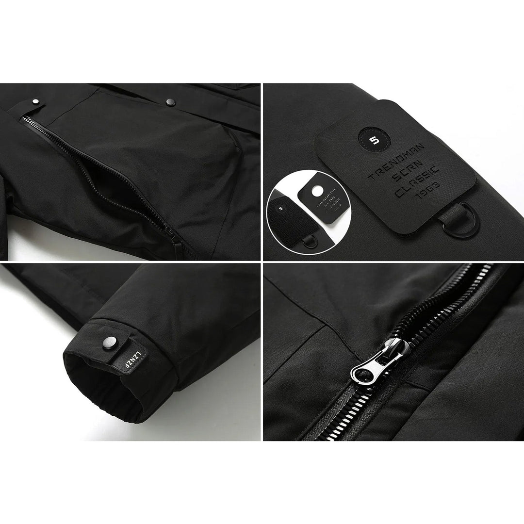 EB | Kapuze Daunenfüllung Herrenjacke