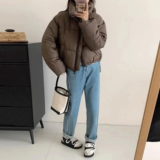 EB | Women's Leichter Warmer Puffermantel für Winterkomfort