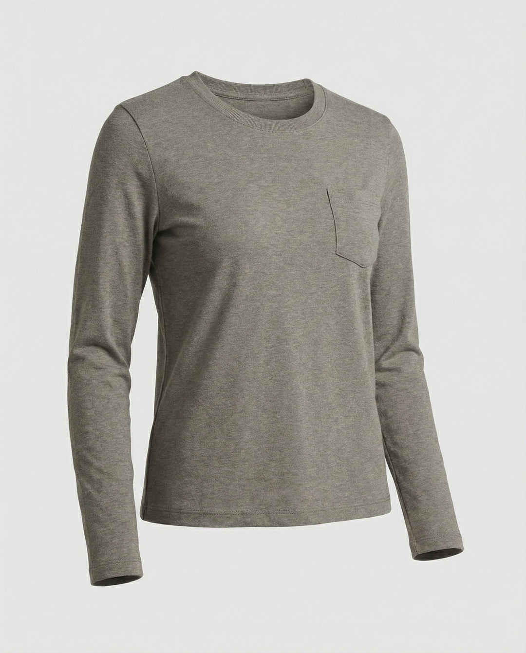 Damen Langarmshirt mit warmem Fleece Futter und praktischen Taschen