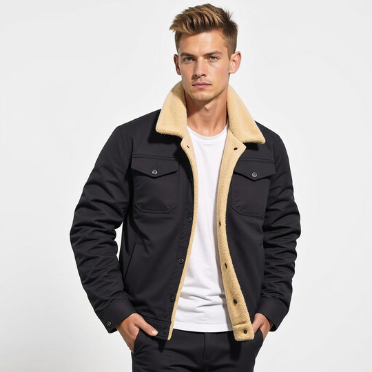 EB | Herren Bomberjacke - Gefüttertes Innenfutter & Brusttaschen