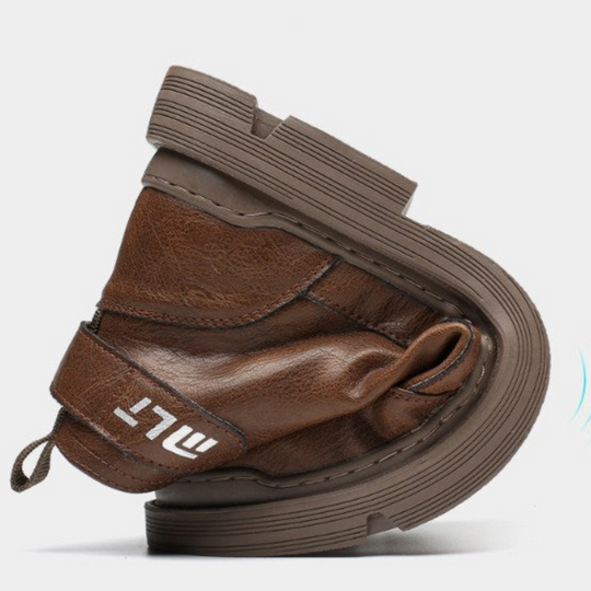 Herren-Lederstiefel mit Lammfellfutter EB EB