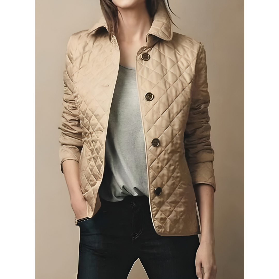 Kurze wattierte Jacke