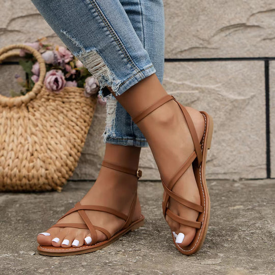 EB | Elegante Römische Strand Modische Sandalen Damen Sommer